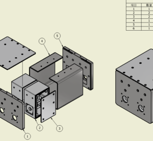 3D建模與2D工程圖組合與爆炸圖3D列印服務