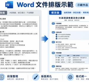 文書處理與圖片設計｜Word、Excel、打字、卡片製作